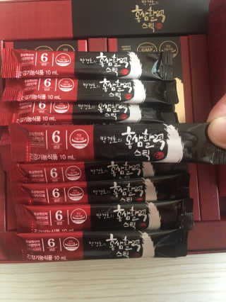 메이준뉴트리 박경호의 홍삼활력스틱 10ml x 30포 — 5점을 준 리뷰어가 2020년 2월 올린 사용 사진