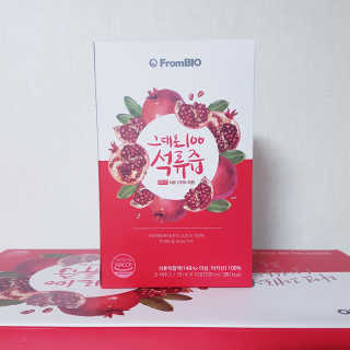 프롬바이오 오직 석류만 [그대로100 석류즙] 하루 1포로 건강하게 — 5점을 준 리뷰어가 2019년 10월 올린 사용 사진