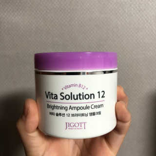 지고트 비타솔루션12 브라이트닝 앰플 크림 100ml — 5점을 준 리뷰어가 2019년 8월 올린 사용 사진