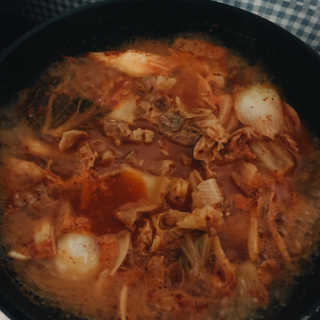 땡땡쿡 더실비김치찌개 2인분 710g 라면사리 포함 — 5점을 준 리뷰어가 2020년 1월 올린 사용 사진