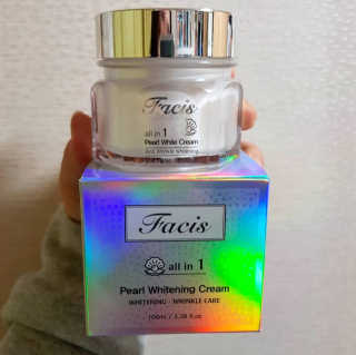파시스 올인원 진주 화이트닝 크림 100ml — 5점을 준 리뷰어가 2019년 3월 올린 사용 사진