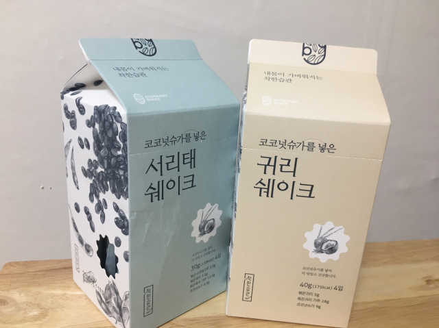 귀리쉐이크와 서리태쉐이크 리뷰 사진