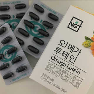 네츄럴굿띵스 오!메가루테인 60일분 — 4.5점을 준 리뷰어가 2017년 11월 올린 사용 사진