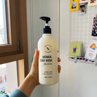 (주)에네스티 내추럴 촉촉  오트밀 바디워시 500ml — 5점을 준 리뷰어가 2020년 3월 올린 사용 사진