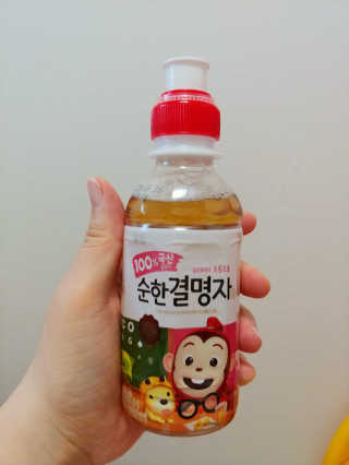 웅진식품 코코몽 어린이 순한결명자 200mL x 24페트 — 4.5점을 준 리뷰어가 2018년 4월 올린 사용 사진