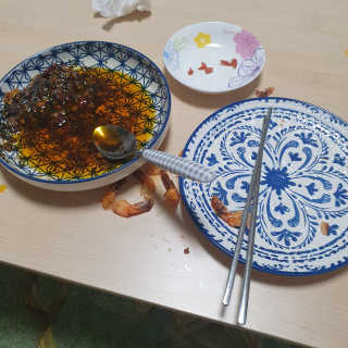푸드어셈블 매콤 감바스 알 아히요  밀키트 — 4점을 준 리뷰어가 2019년 12월 올린 사용 사진