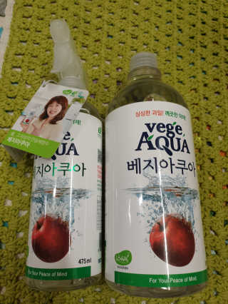 베지아쿠아 475ml + 리필 1000ml 1Set — 5점을 준 리뷰어가 2019년 10월 올린 사용 사진