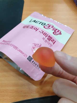 락토조이 구미젤리 복숭아맛 — 3점을 준 리뷰어가 2019년 6월 올린 사용 사진