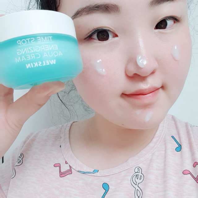 타임스탑 에너자이징 아쿠아 크림 리뷰 사진