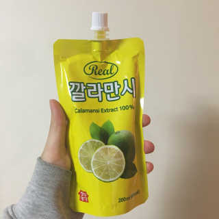 장수농가 리얼깔라만시 — 5점을 준 리뷰어가 2018년 4월 올린 사용 사진
