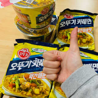 오뚜기카레면 2차 모집 — 5점을 준 리뷰어가 2019년 2월 올린 사용 사진