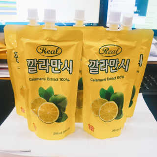 장수농가 리얼깔라만시 — 3.83점을 준 리뷰어가 2018년 4월 올린 사용 사진