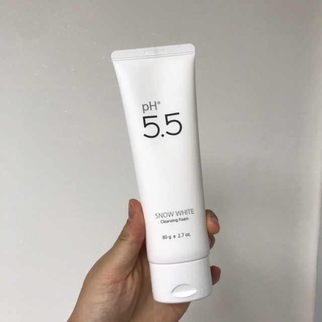포므시 스노우화이트클렌징폼pH5.5 리뷰 사진