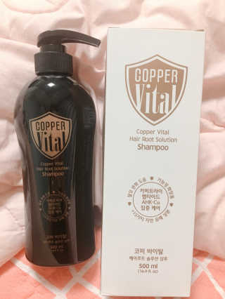 코퍼바이탈 헤어루트 솔루션 샴푸 500ml — 3.17점을 준 리뷰어가 2018년 9월 올린 사용 사진