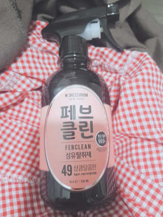 더블유드레스룸 페브클린 500ml — 5점을 준 리뷰어가 2018년 11월 올린 사용 사진