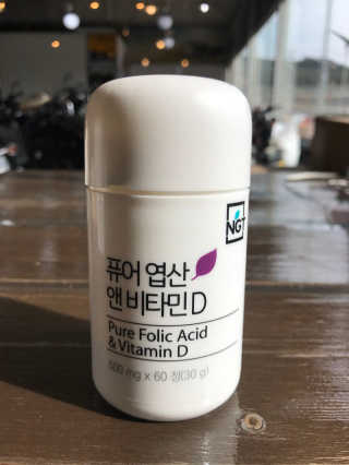 네츄럴굿띵스 퓨어 락토 철분 60일분 — 5점을 준 리뷰어가 2018년 2월 올린 사용 사진