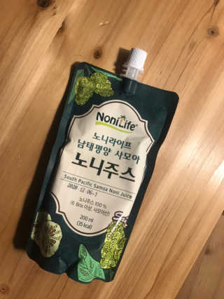 장수농가 남태평양 사모아 노니 원액 1L or 200mlx10팩 중 택 1 — 2점을 준 리뷰어가 2019년 1월 올린 사용 사진