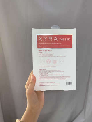 XYRA 자이라 더 레드 마스크 — 5점을 준 리뷰어가 2019년 5월 올린 사용 사진