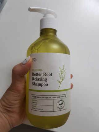 달리프 클로렐라 베러 루트 릴렉싱 샴푸 500ml — 4점을 준 리뷰어가 2019년 1월 올린 사용 사진