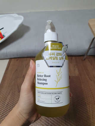 달리프 클로렐라 베러 루트 릴렉싱 샴푸 500ml — 5점을 준 리뷰어가 2019년 11월 올린 사용 사진