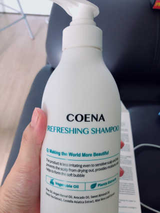 코에나샴푸 500ml — 3점을 준 리뷰어가 2019년 7월 올린 사용 사진