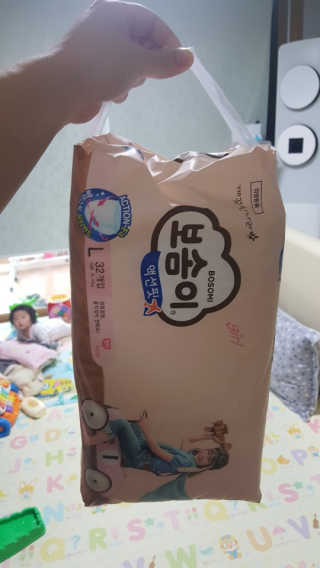보솜이 액션핏 팬티형 — 5점을 준 리뷰어가 2019년 3월 올린 사용 사진