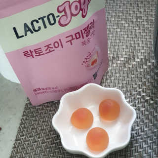 락토조이 구미젤리 복숭아맛 — 5점을 준 리뷰어가 2019년 11월 올린 사용 사진