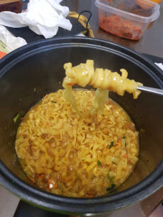 오뚜기카레면 2차 모집 — 5점을 준 리뷰어가 2019년 2월 올린 사용 사진