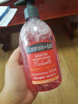 르 꽁뚜아르 뒤뱅 마르세유 솝 바디워시 500ml — 3.5점을 준 리뷰어가 2016년 7월 올린 사용 사진
