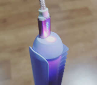 유닉스 USB 충전식 헤어롤 슈가핀 26mm — 5점을 준 리뷰어가 2020년 3월 올린 사용 사진
