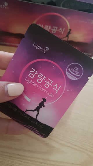 [감량공식] 다이어트 건강기능식품 — 4점을 준 리뷰어가 2019년 12월 올린 사용 사진