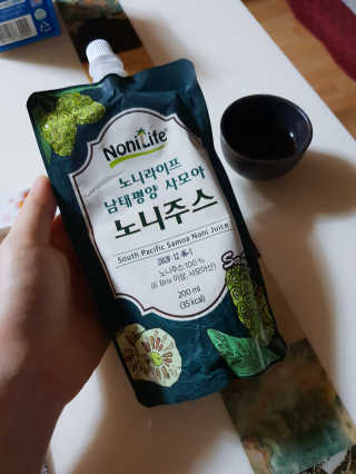 장수농가 남태평양 사모아 노니 원액 1L or 200mlx10팩 중 택 1 — 4.67점을 준 리뷰어가 2019년 1월 올린 사용 사진