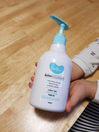 유산균하우스 [프로바이오닉] 보얀아이 클렌저 펌프형 — 4.5점을 준 리뷰어가 2019년 4월 올린 사용 사진