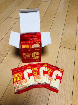 매드비타C 1000 — 4점을 준 리뷰어가 2019년 4월 올린 사용 사진