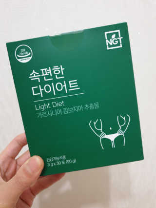 네츄럴굿띵스 속편한 다이어트 30포 — 5점을 준 리뷰어가 2019년 8월 올린 사용 사진