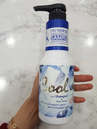 쿨 샴푸 바디워시 아스산타 기린화장품 500ml — 5점을 준 리뷰어가 2018년 4월 올린 사용 사진