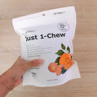 [펫토리아] 한입뚝딱 혼합 덴탈츄 Just 1-Chew — 4점을 준 리뷰어가 2020년 3월 올린 사용 사진