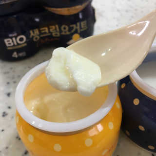 [매일 바이오] 생크림요거트 플레인 12개 + 유자 12개 — 4점을 준 리뷰어가 2019년 7월 올린 사용 사진