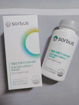 소버스 식물성 오메가3 DHA 600 — 5점을 준 리뷰어가 2020년 1월 올린 사용 사진