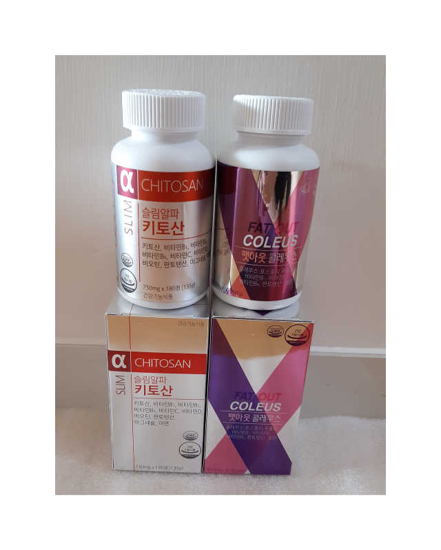 팻아웃 콜레우스+슬림알파 키토산 리뷰 사진