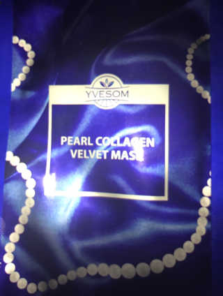 Pearl Collagen Velvet Mask 1 BOX by YVESOM — 5점을 준 리뷰어가 2019년 2월 올린 사용 사진