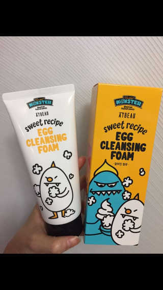 스위트몬스터 엣뷰 엣뷰 스위트 레시피 에그 클렌징 폼 — 5점을 준 리뷰어가 2018년 1월 올린 사용 사진