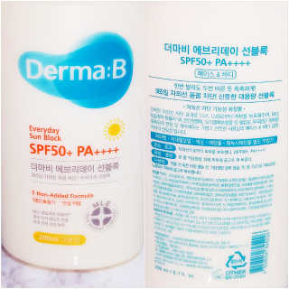 더마비 에브리데이 선블록 SPF50+ PA++++ — 3.83점을 준 리뷰어가 2019년 4월 올린 사용 사진