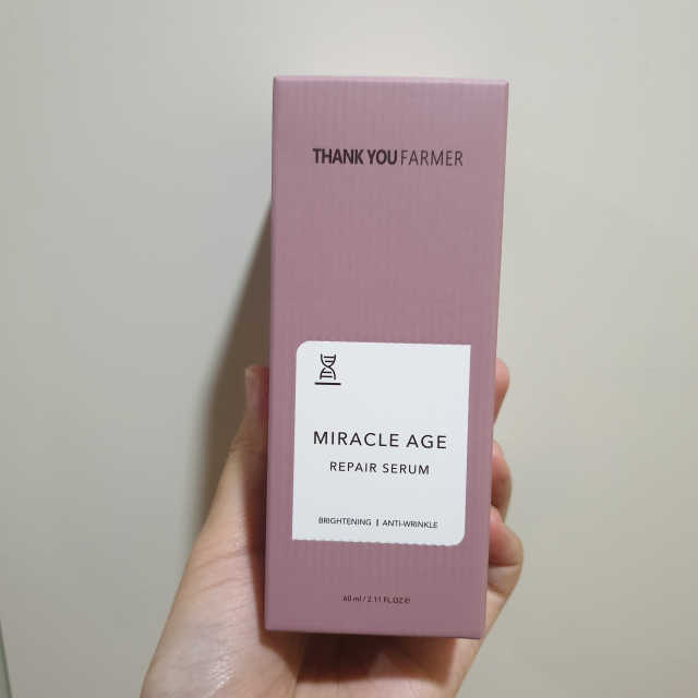 땡큐파머 미라클 에이지 리페어 세럼 리뷰 사진
