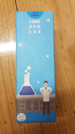 BAIO HEALTH LABS LONG RUN LAB 10개입 1박스 — 3.5점을 준 리뷰어가 2020년 1월 올린 사용 사진