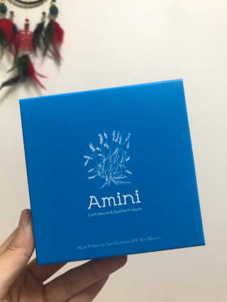 아미니 아쿠아 프로텍터 선쿠션 — 5점을 준 리뷰어가 2019년 8월 올린 사용 사진