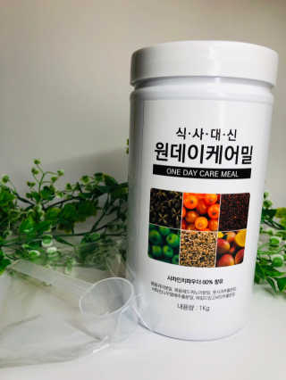 (주)이스터비엔에프 식사대용선식 원데이케어밀 1KG 대용량 — 5점을 준 리뷰어가 2019년 1월 올린 사용 사진