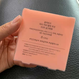 [블랙루즈] 피치 커버 벨벳 쿠션 2종 중 택1 — 3.5점을 준 리뷰어가 2019년 10월 올린 사용 사진