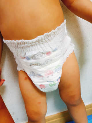 보솜이 액션핏 팬티형 — 5점을 준 리뷰어가 2019년 3월 올린 사용 사진