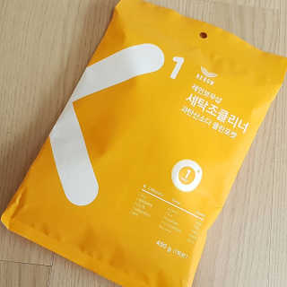 레인보우샵 올인원세탁세제,베이킹소다 스틱포6개입+세탁조클리너 — 5점을 준 리뷰어가 2018년 3월 올린 사용 사진
